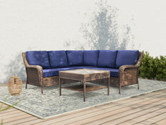 Cambridge 4-Piece Sectional Set With Coffee Table