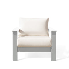 Hickory Polymer Outdoor Club Chair with Sunbrella® Cushions