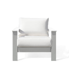 Hickory Polymer Outdoor Club Chair with Sunbrella® Cushions