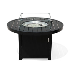 Aluminum Propane 42" Round Outdoor Fire Pit Table